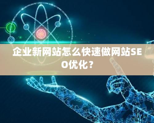 企業新網站怎么快速做網站SEO優化？